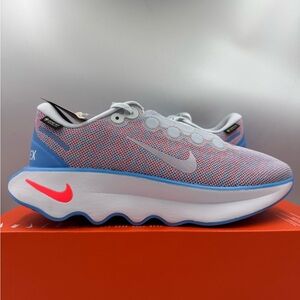 Nike Motiva Gore-Tex GTX Blue Tint Bright Crimson BRAND NEW Size 10 Women